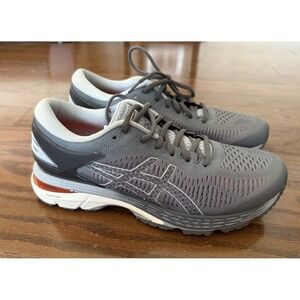 ASICS Womens Gel Kayano 25 Grey Coral Running Shoe Size 9 1012A026 NEW!!